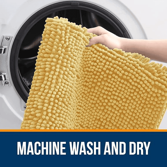 OLANLY 35 x 24-Inch Chenille Bathroom Rug for $24.98 image 4