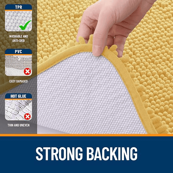 OLANLY 35 x 24-Inch Chenille Bathroom Rug for $24.98 image 5