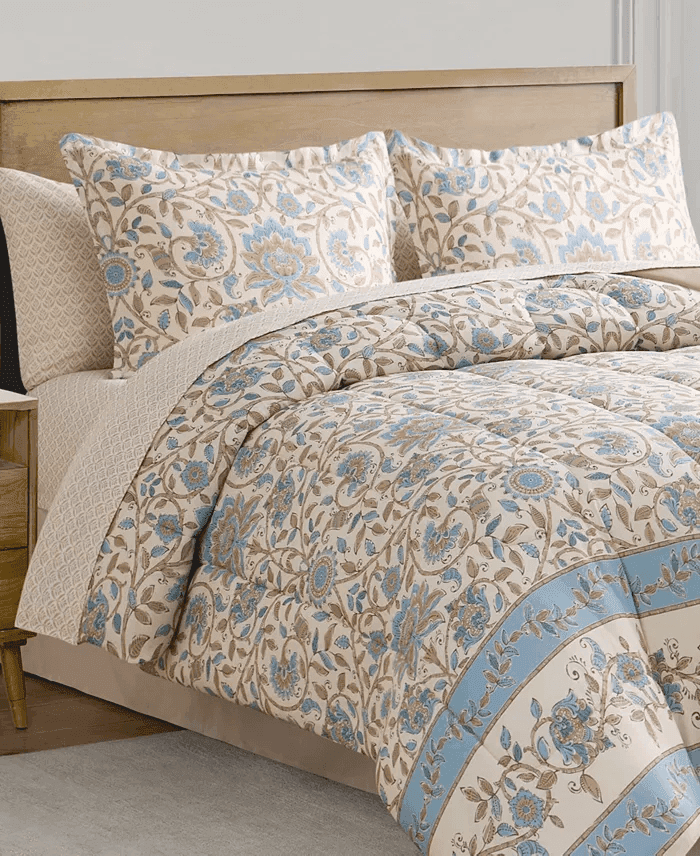 Macy's Florence Reversible 8-Piece King Comforter Set (Tan) for $32.99 image 5