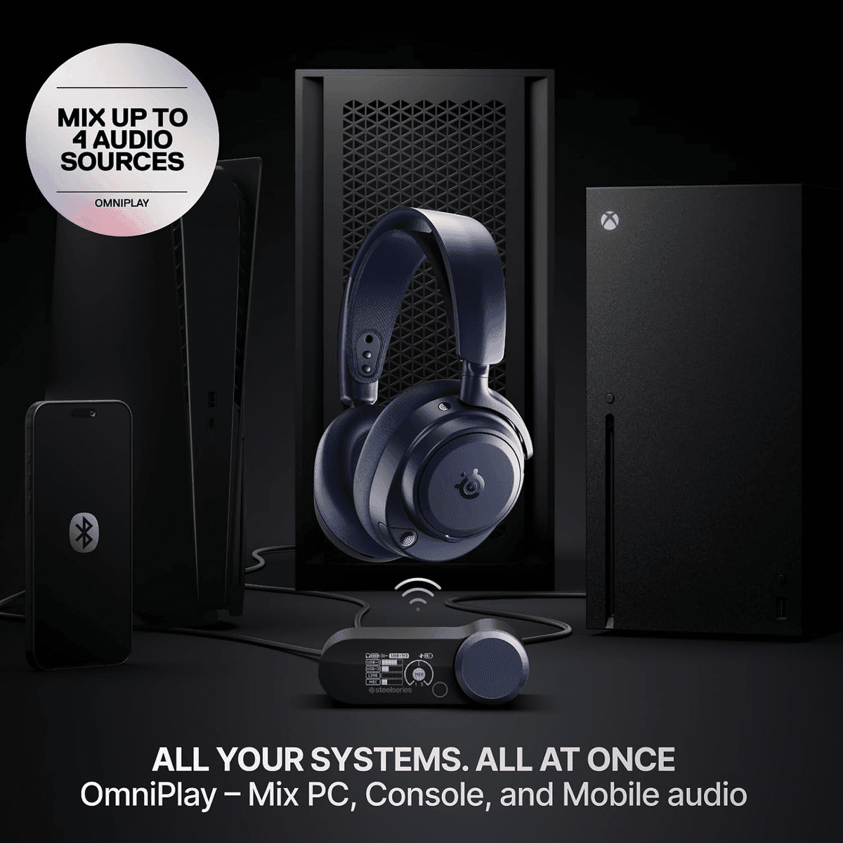 SteelSeries Arctis Nova Pro Omni Wireless Gaming Headset image 3