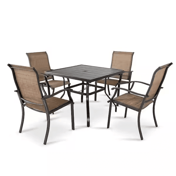 Nuu Garden 5-Piece Patio Dining Set with 4 Chairs image 2