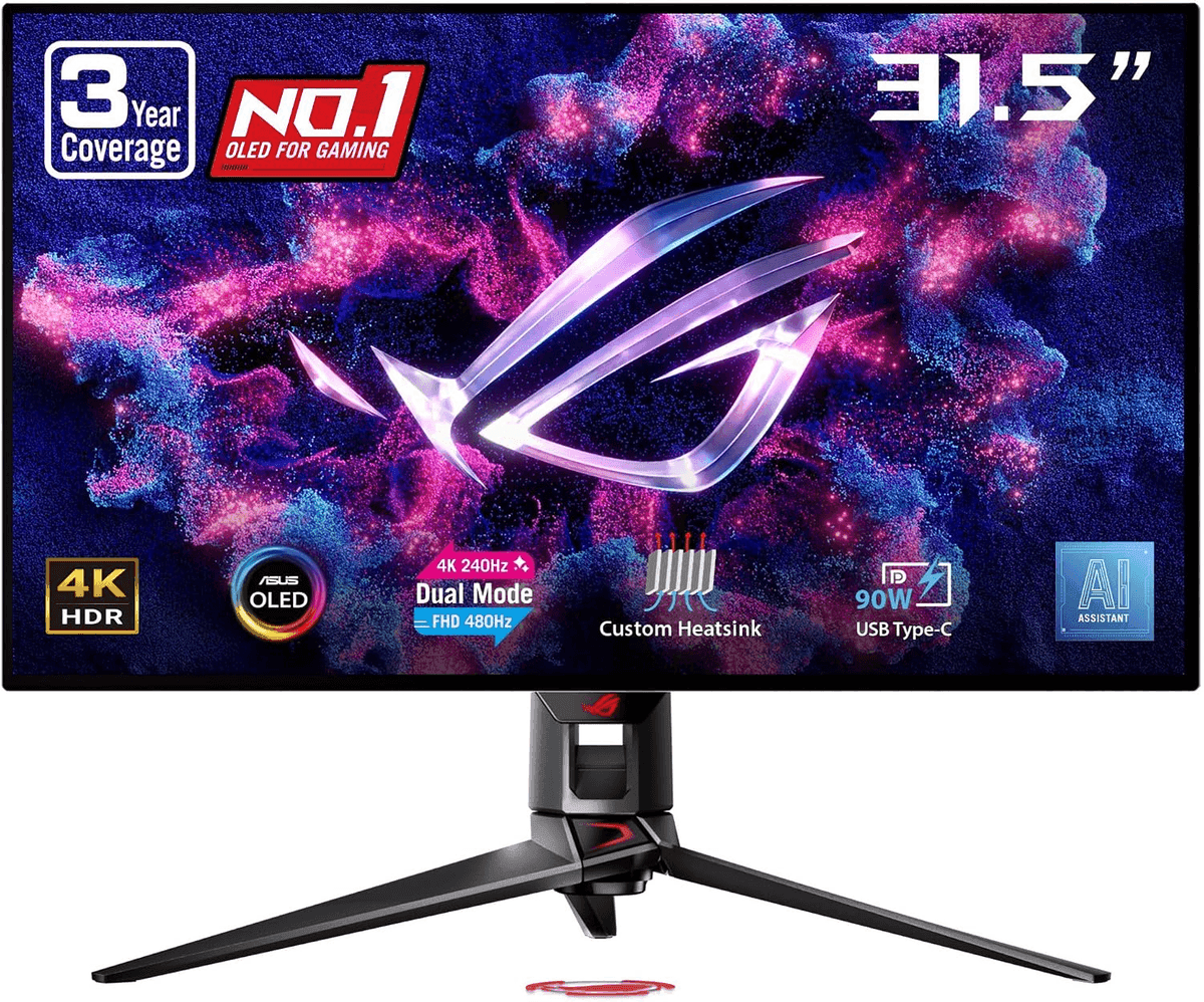 ASUS ROG PG32UCDP 32-Inch 4K OLED Gaming Monitor