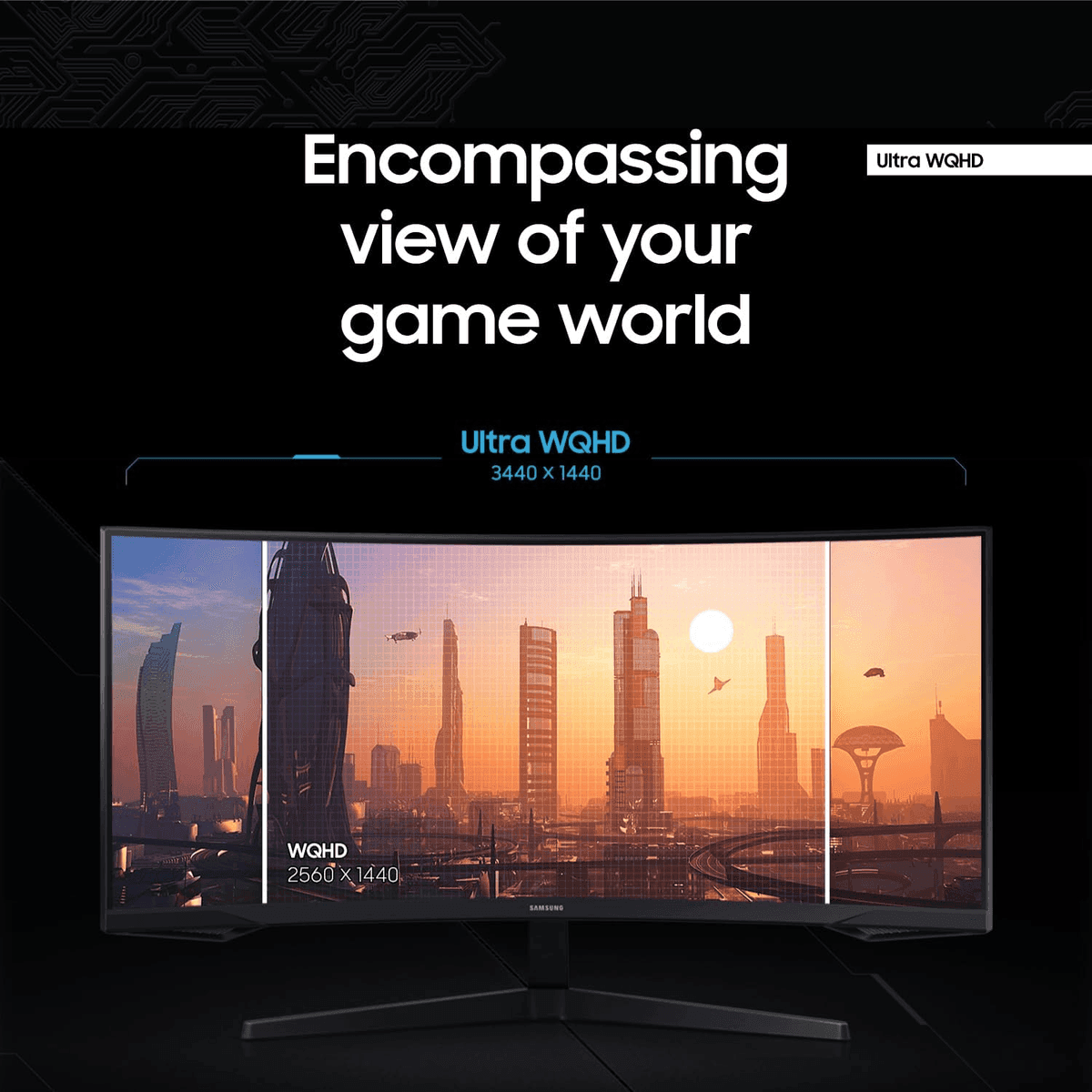 Samsung 34-inch Odyssey G5 Ultrawide Curved Gaming Monitor image 3