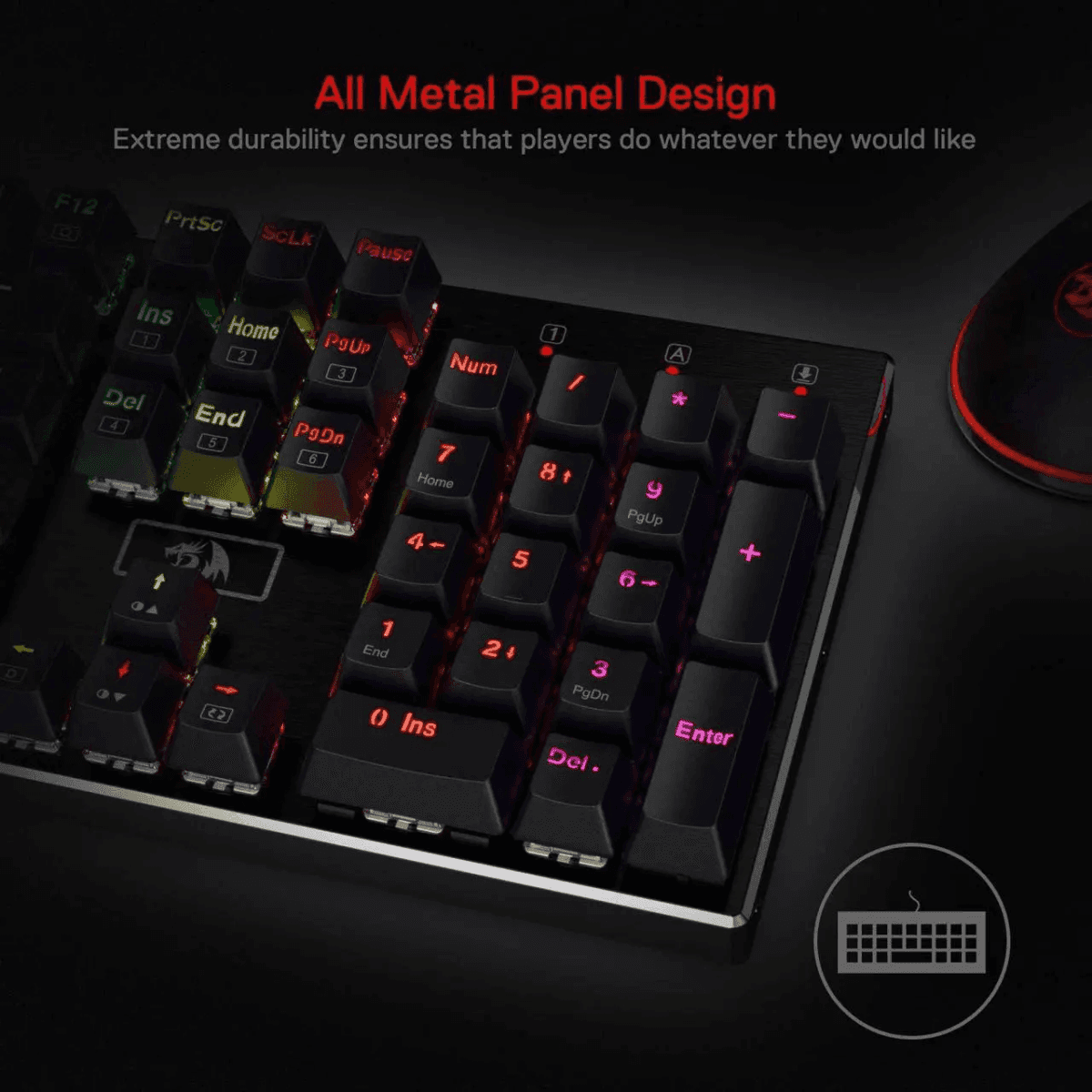 Redragon K556 RGB Mechanical Gaming Keyboard image 2