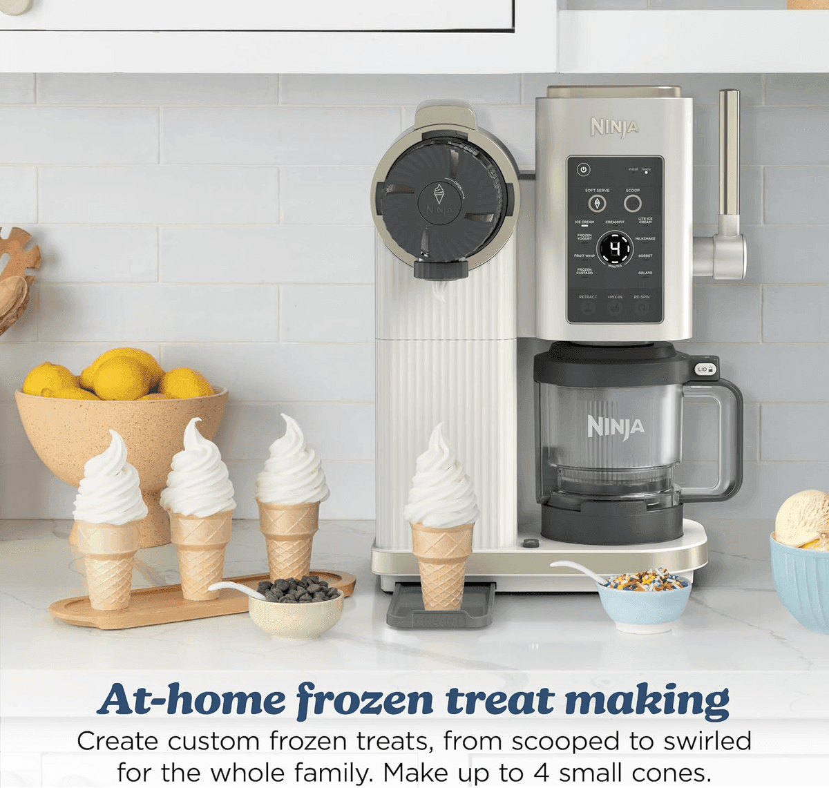 Ninja Creami Scoop & Swirl Ice Cream Maker NC701IV image 2