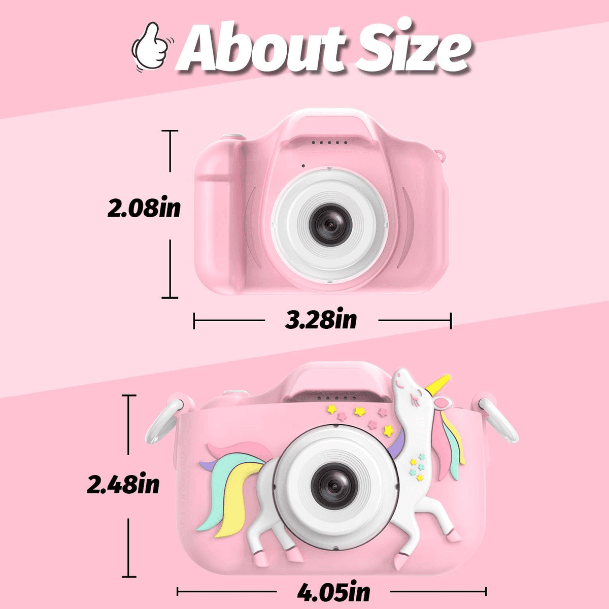 Goopow Kids Camera, Pink-DJS image 2