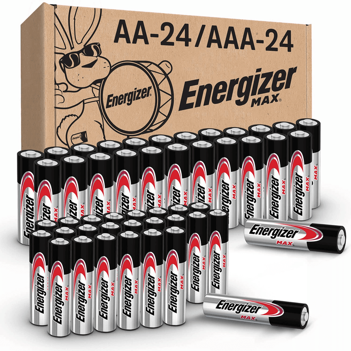 Energizer MAX AA and AAA Alkaline Batteries 48-Count Combo Pack image 2