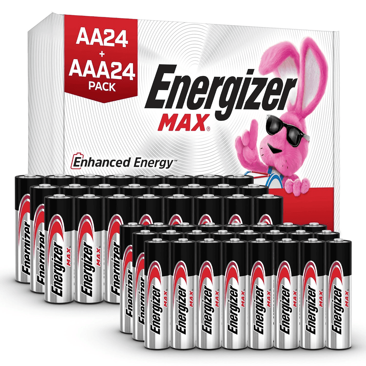 Energizer MAX AA and AAA Alkaline Batteries 48-Count Combo Pack