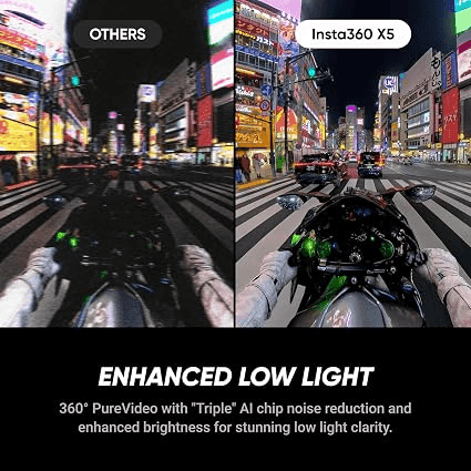 Insta360 X5 8K 360° Action Camera, Midnight Black image 2