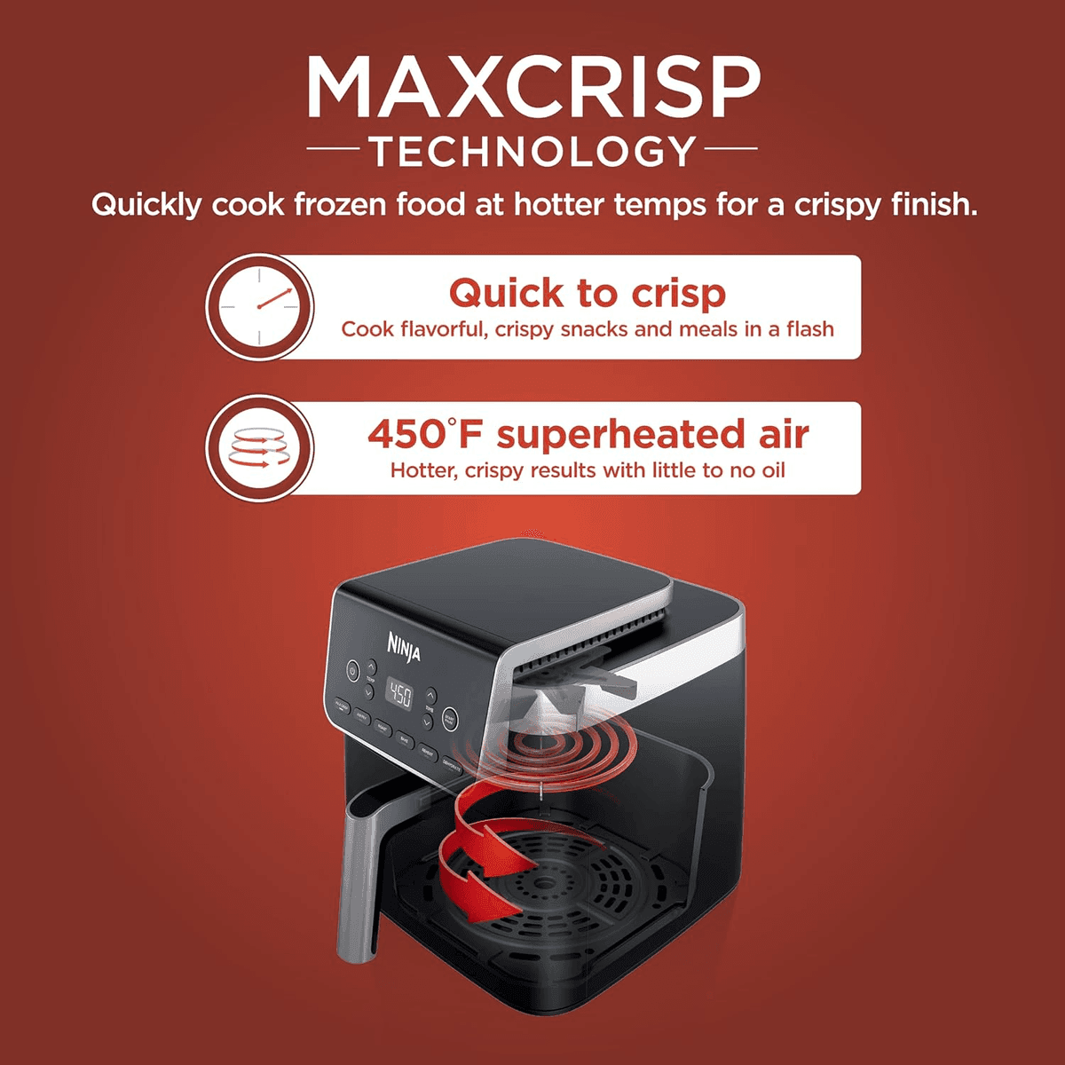 Ninja AF181 6.5-Quart MaxCrisp Air Fryer image 2