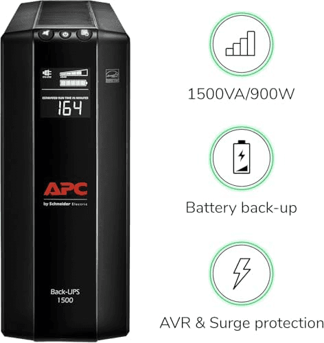 APC BX1500M 1500VA/900W UPS Battery Backup image 4