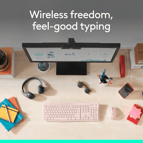 Logitech MK270 Wireless Keyboard and Mouse Combo - Rose image 2