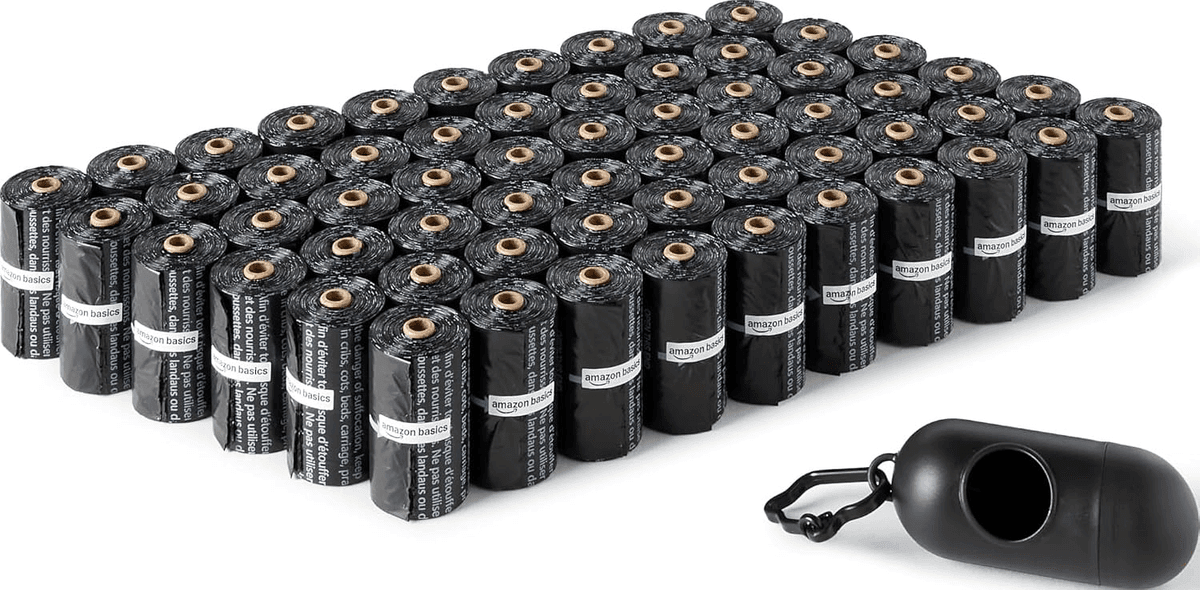 Amazon Basics Leak-Proof Dog Waste Bags, 900 Count