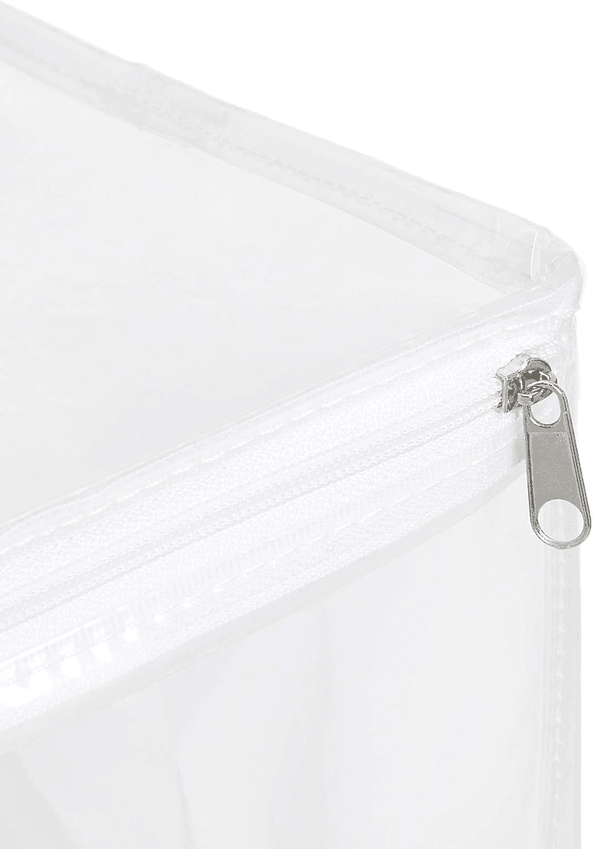 Amazon Basics Clear Zippered Closet Storage Bags, 3-Pack image 4