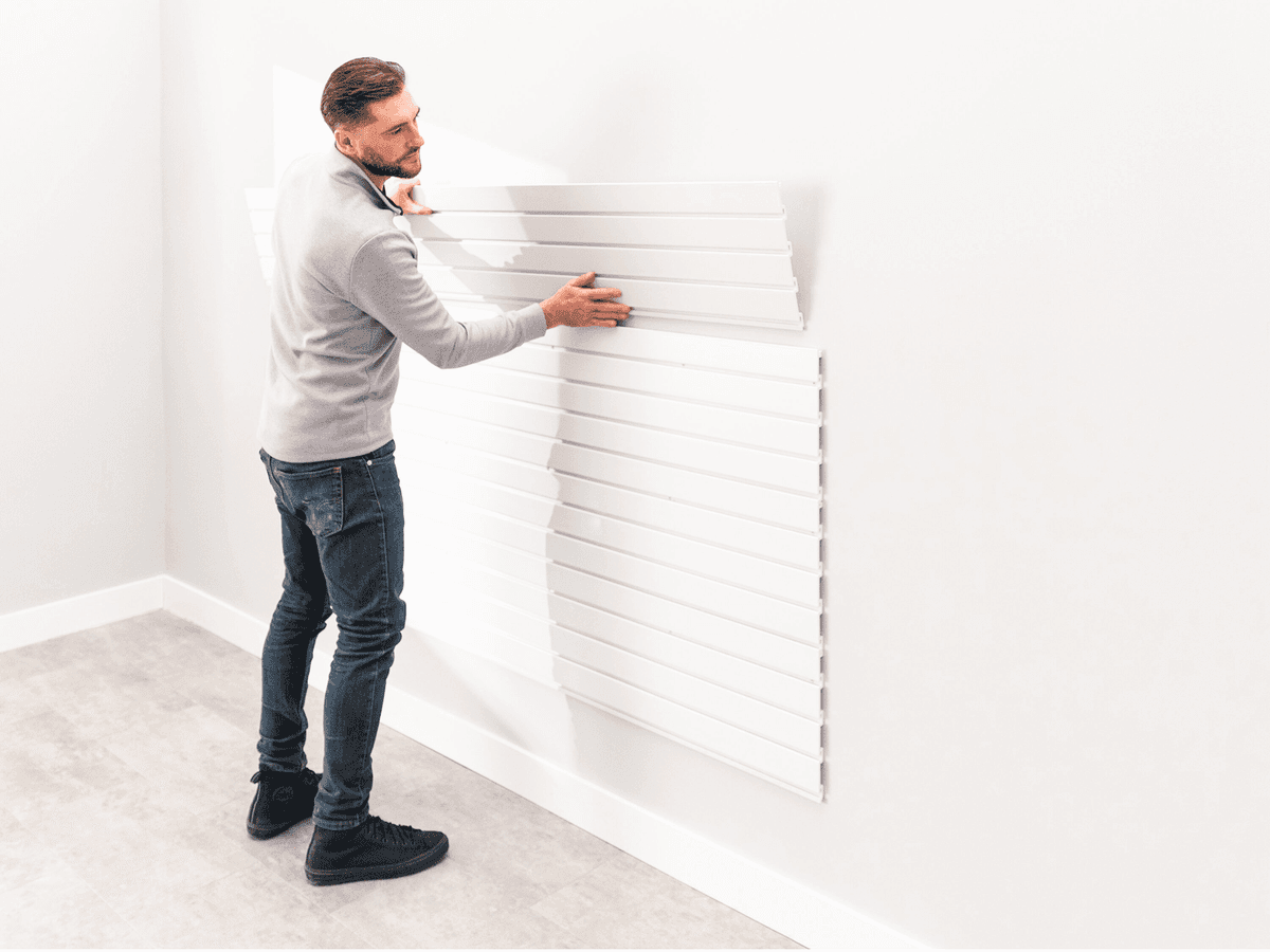 NewAge Products 40 Sq. Ft. White PVC Slatwall - $179.99 image 5