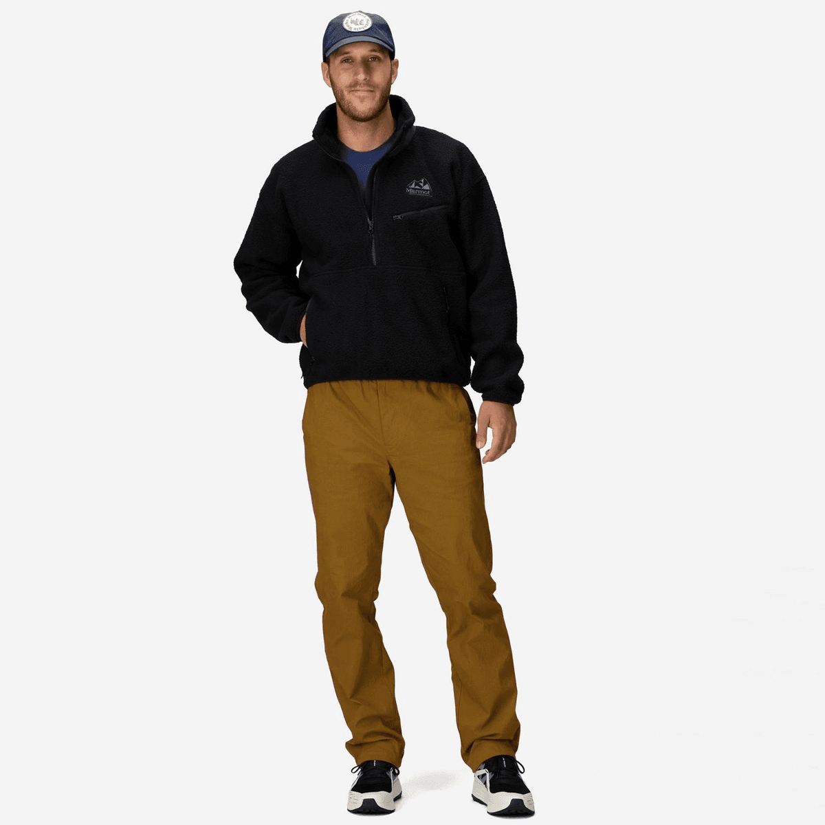 Marmot '94 E.C.O. Recycled Fleece Jacket - Men's, Black/Black, Medium image 3