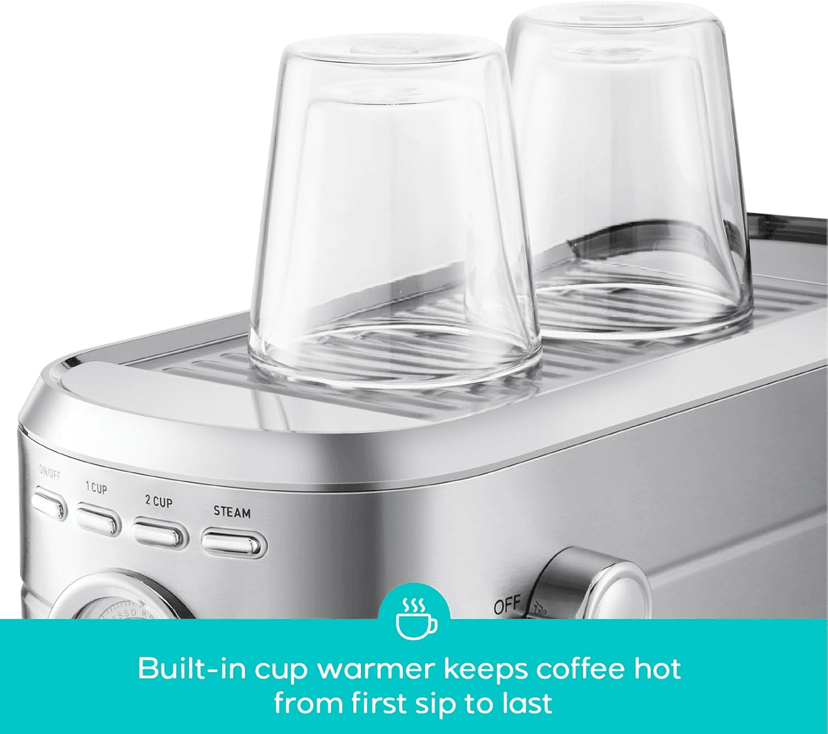CASABREWS CM5418 Compact Espresso Machine - A-Silver image 4