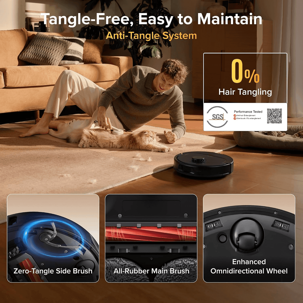 Roborock Qrevo S Pro Robot Vacuum and Mop - Black image 4