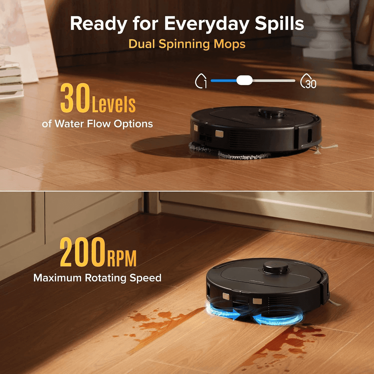 Roborock Qrevo S Pro Robot Vacuum and Mop - Black image 5
