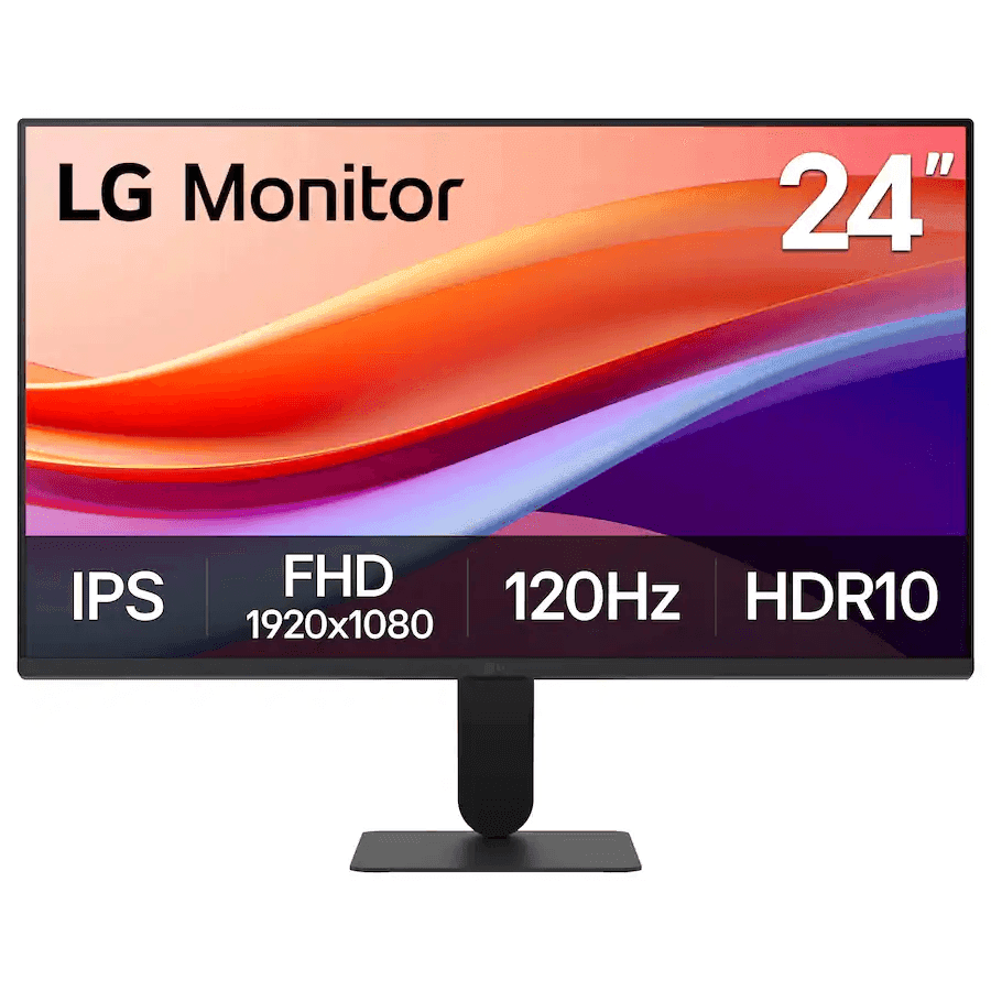 LG 24" IPS FHD 120Hz HDR10 Monitor - Black
