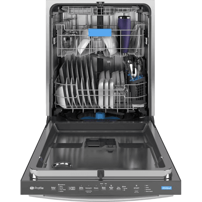GE Profile Dry Boost 24-in Dishwasher with Third Rack image 2