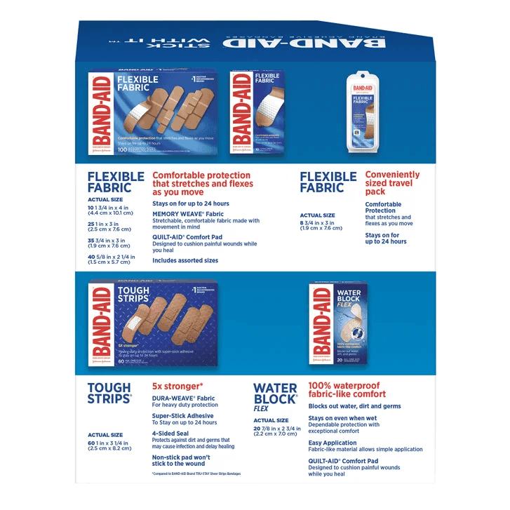 Band-Aid Assorted Adhesive Bandages 198-Count - $12.99 image 2