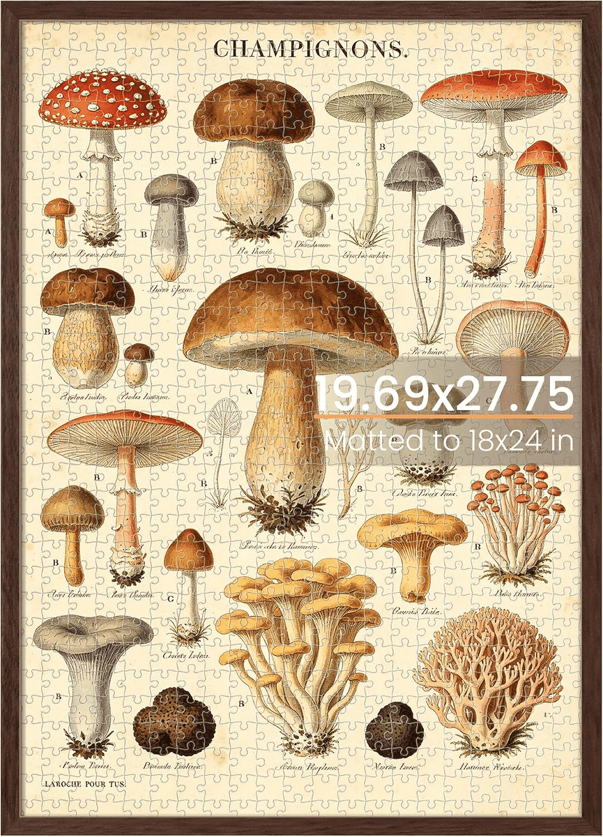 upsimples 19.7x27.6 Puzzle Frame - Brown