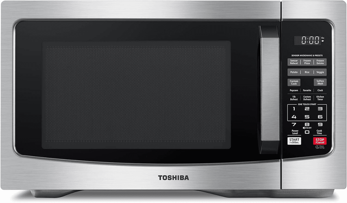 Toshiba EM131A5C-SS 1.2 Cu. Ft. 1000W Countertop Microwave