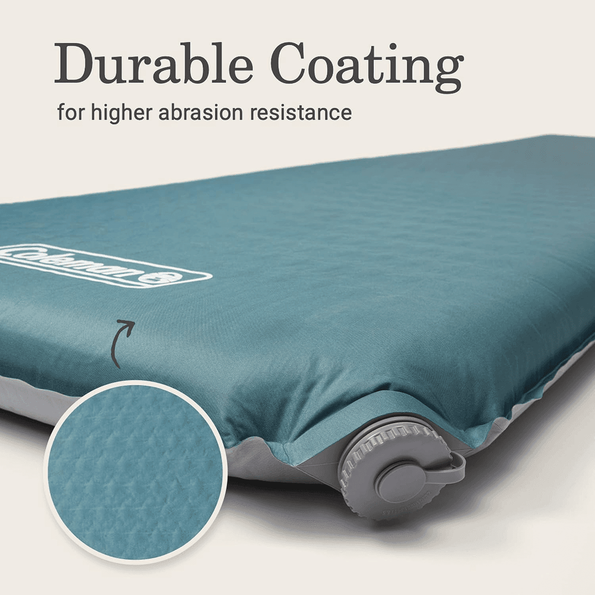 Coleman Silver Springs Self-Inflating Camping Sleep Pad - Green/Gray image 4