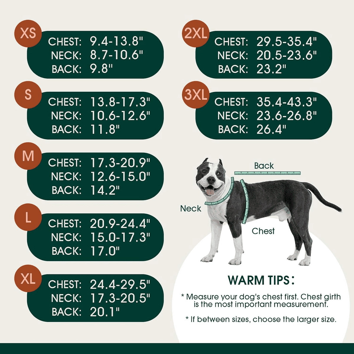 Kuoser Reversible Waterproof Dog Coat - Rose, Large image 2