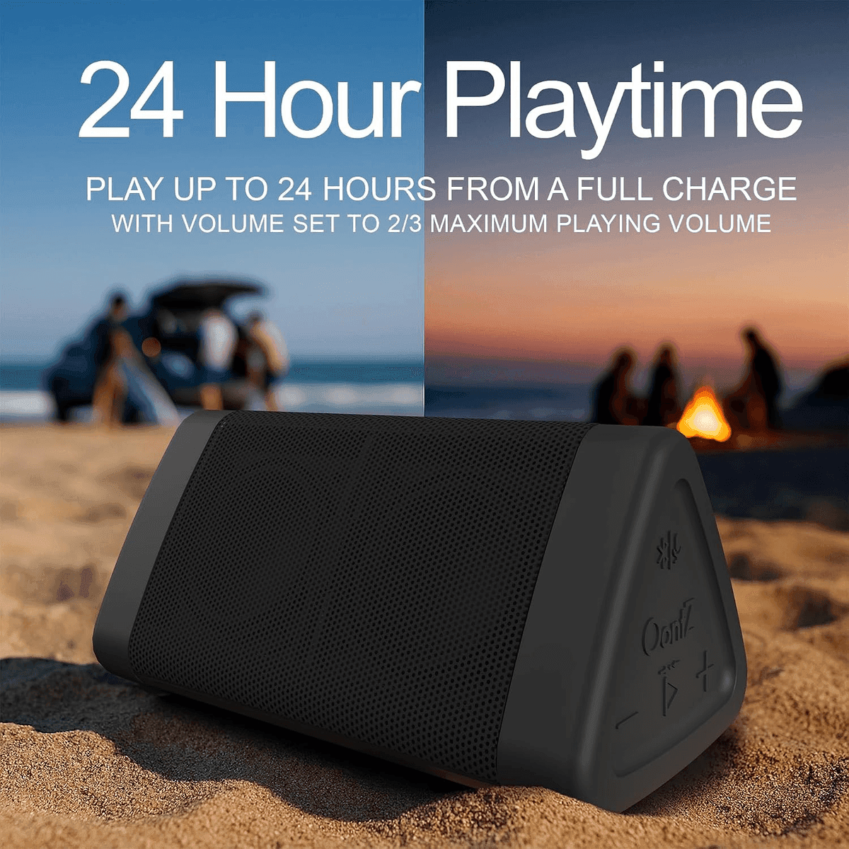 OontZ Angle 3 Gen 4 Portable Bluetooth Speaker - Black image 2