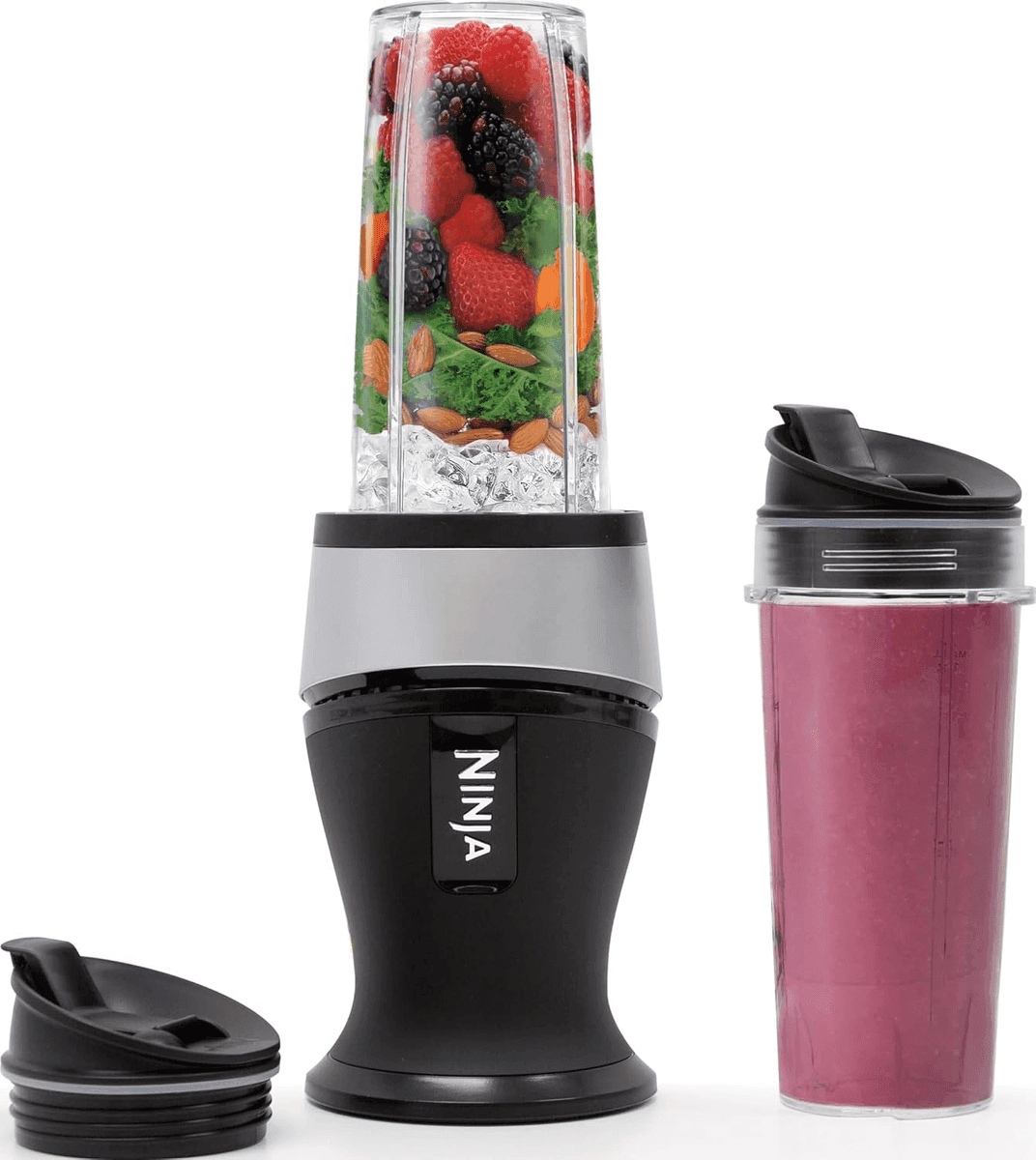 Ninja Fit QB3001SS 700W Compact Personal Blender with Two 16-Oz Cups