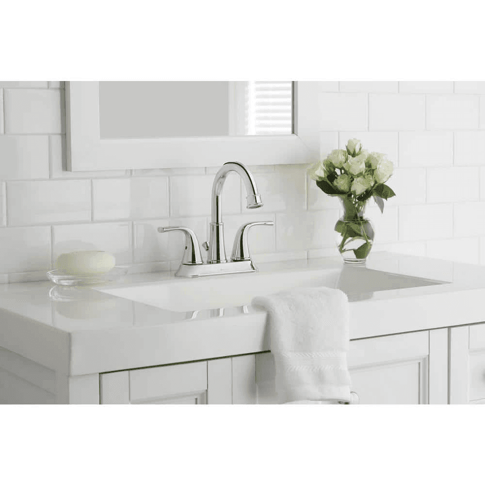 Glacier Bay Bettine 4-Inch Centerset Bathroom Faucet - Chrome image 2
