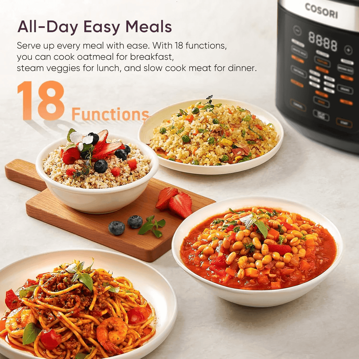 Cosori 10-Cup 18-in-1 Rice Cooker for $89.96 image 3