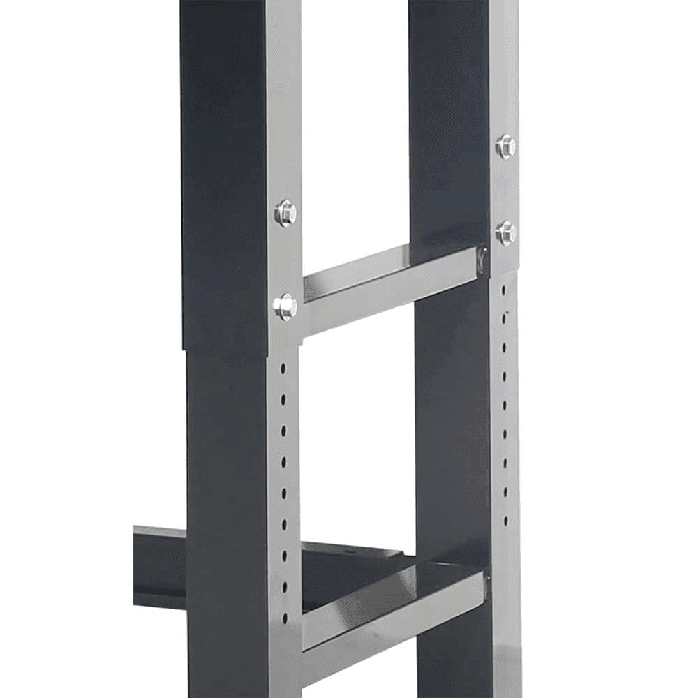 Husky 72 in. Adjustable Height Black Workbench image 3