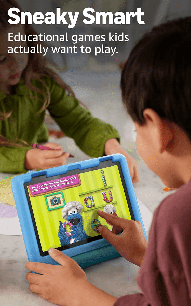 Amazon Fire HD 8 Kids Tablet 64GB, Blue image 2