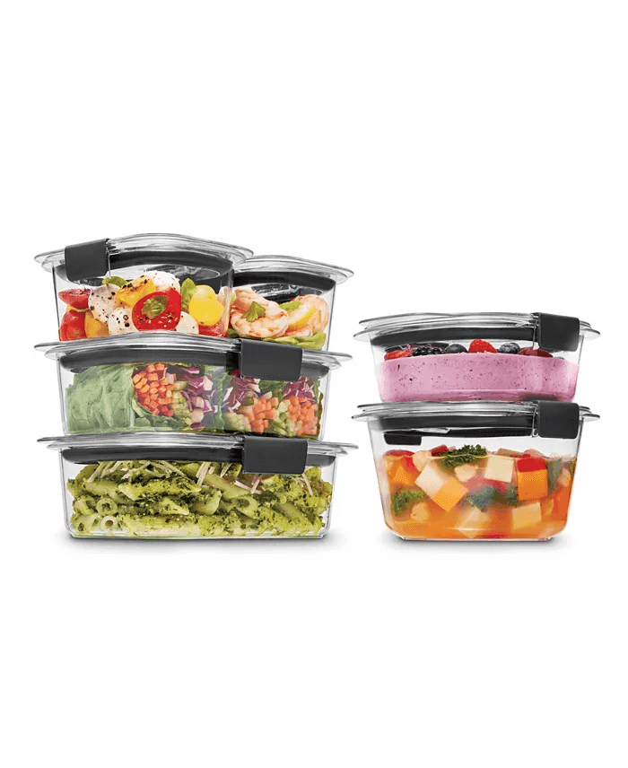 Rubbermaid Brilliance 12-Piece Food Storage Container Set