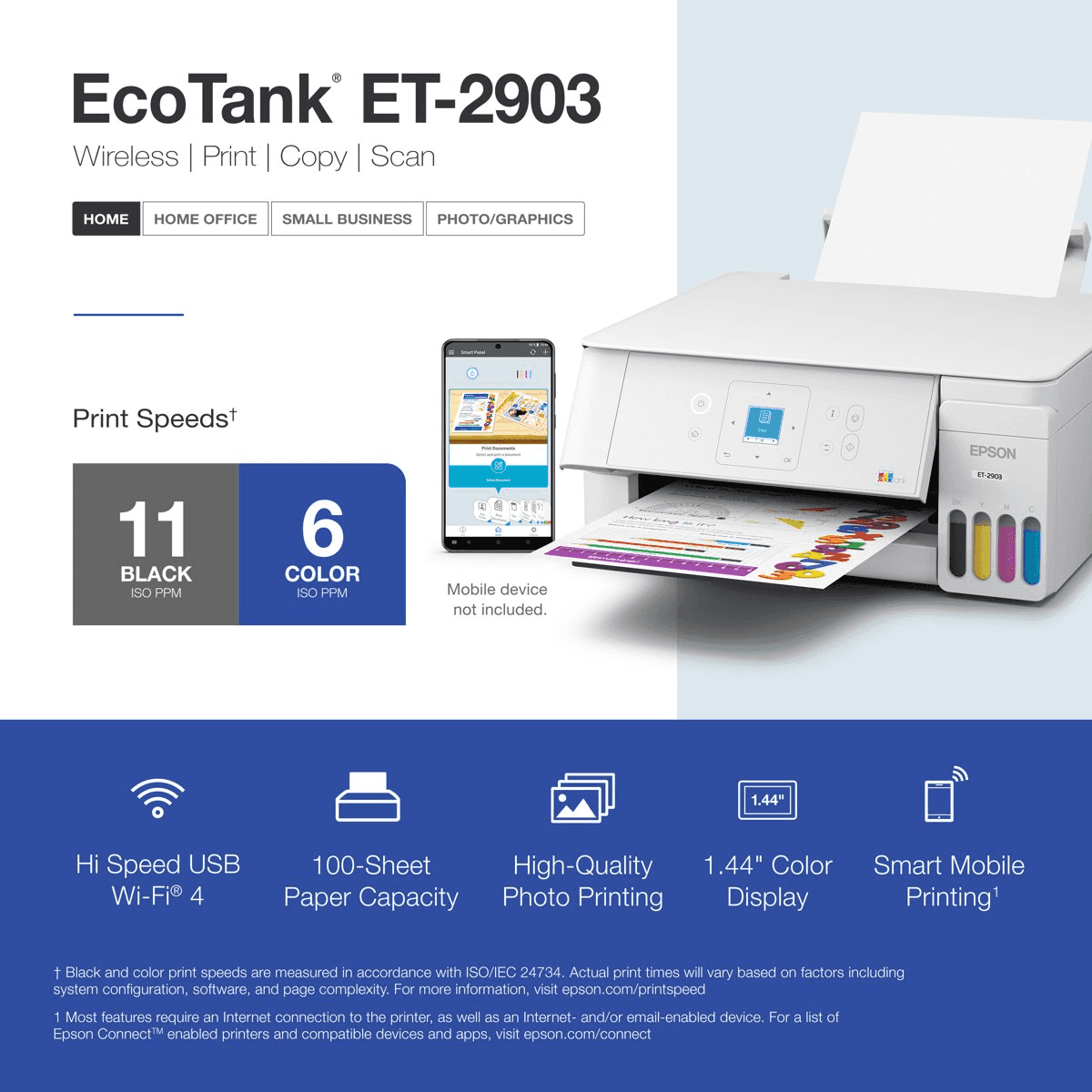 Epson EcoTank ET-2903 Wireless All-in-One Supertank Printer image 5