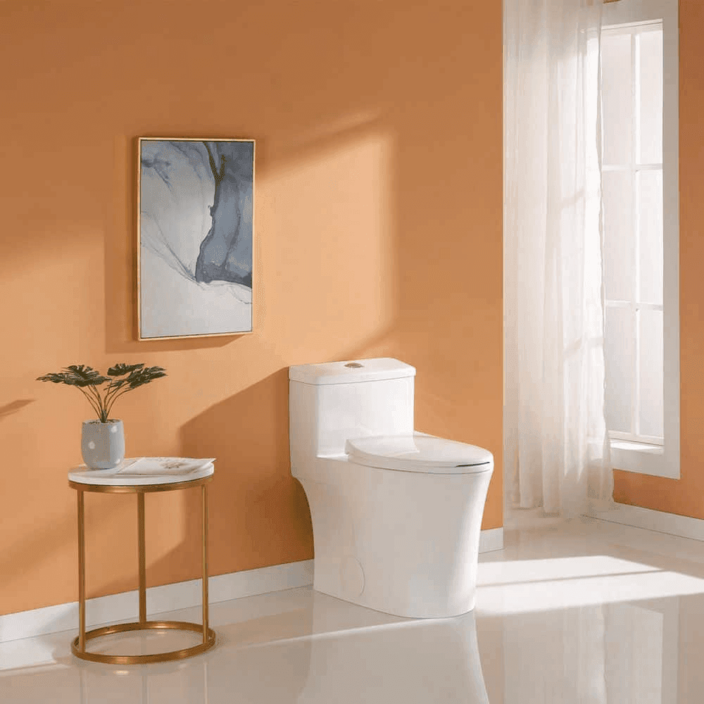 HOROW One-Piece Dual-Flush Elongated Toilet image 2