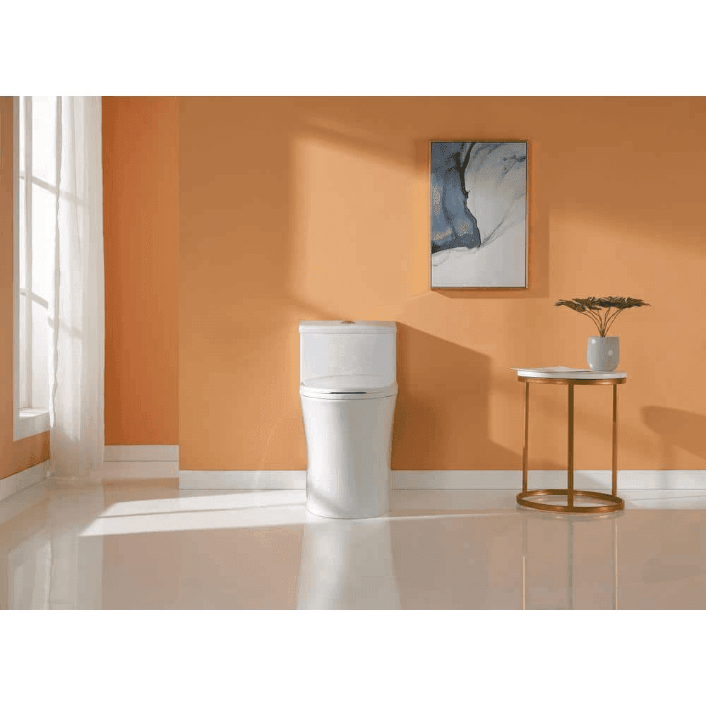 HOROW One-Piece Dual-Flush Elongated Toilet image 3