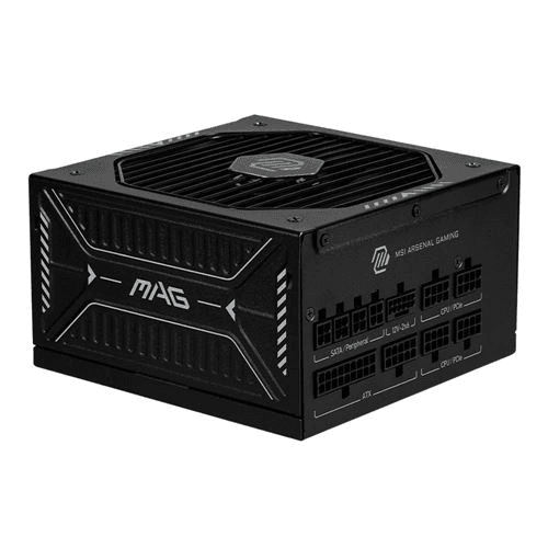 MSI MAG A1000GLS PCIE5 1000W 80 Plus Gold Fully Modular Power Supply