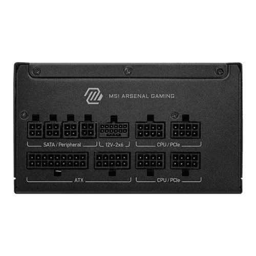 MSI MAG A1000GLS PCIE5 1000W 80 Plus Gold Fully Modular Power Supply image 2