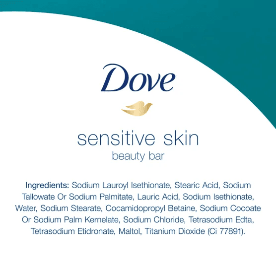 Dove Sensitive Skin Beauty Bar, 16 Bars image 3