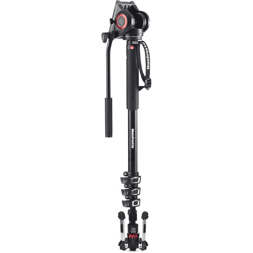 Manfrotto XPRO Video Monopod with Fluid Head image 2