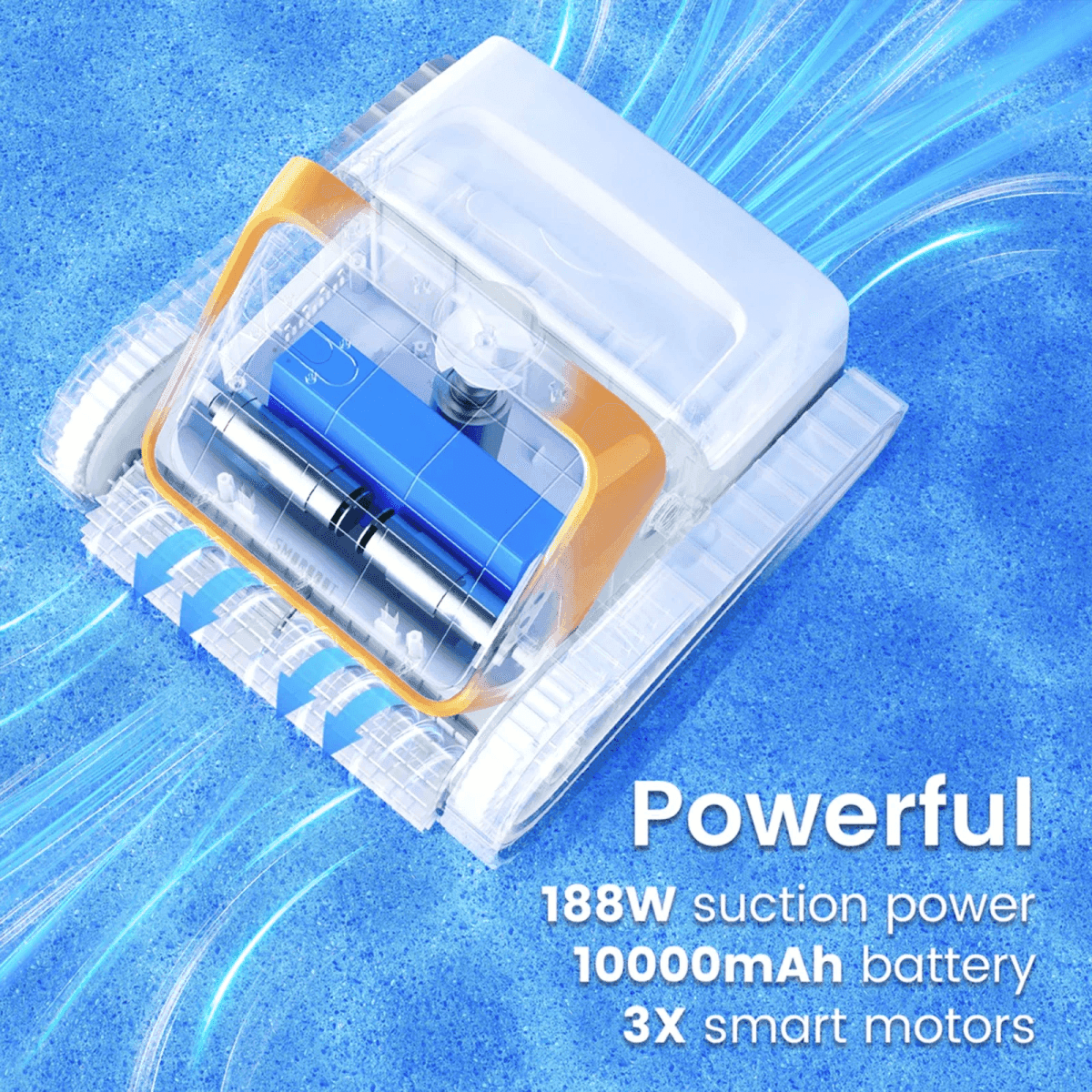SMOROBOT Tank X11 Cordless Robotic Pool Cleaner New image 5