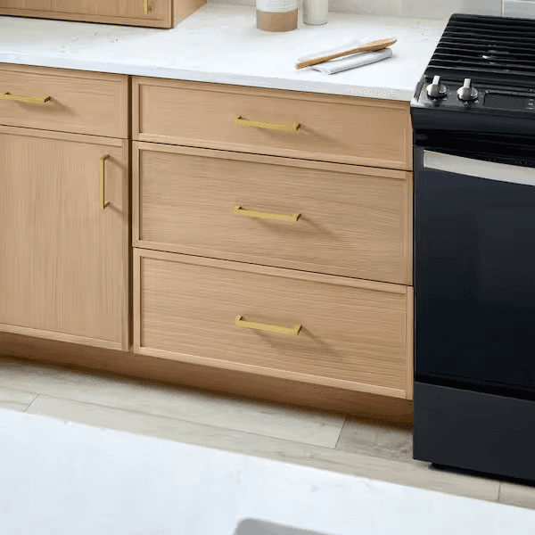 Hampton Bay Leyton 24-inch White Oak Drawer Base Cabinet image 2