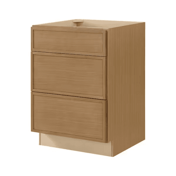 Hampton Bay Leyton 24-inch White Oak Drawer Base Cabinet