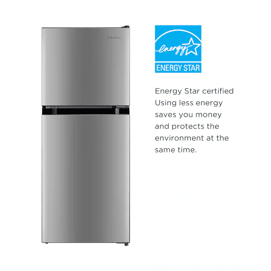Insignia 4.5 Cu. Ft. Mini Fridge with Top Freezer image 2