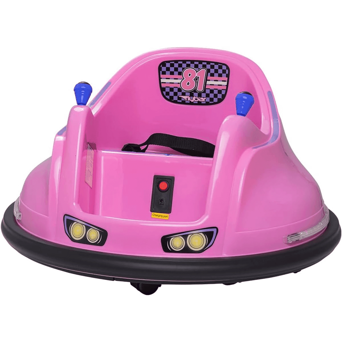 Flybar 6V Bumper Car for Toddlers - Pink