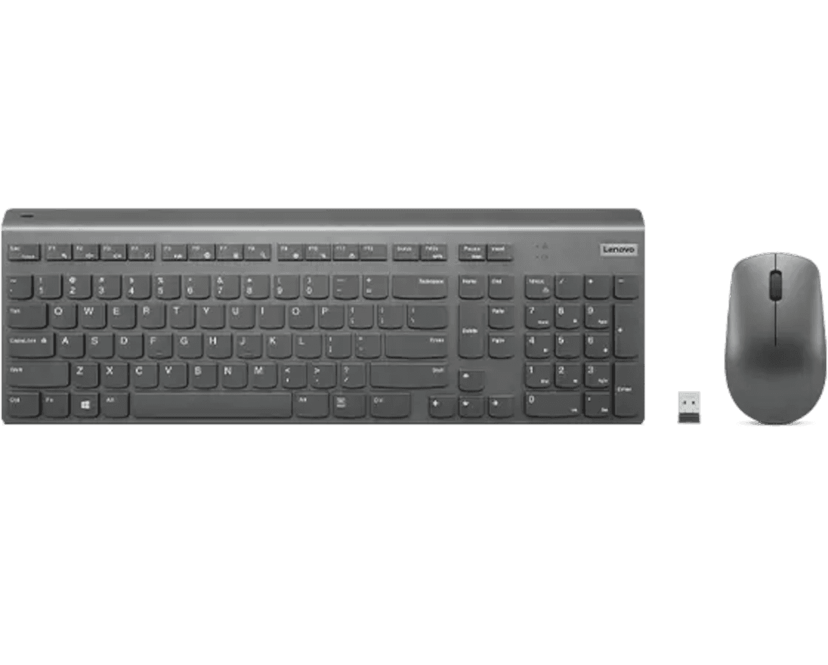 Lenovo Select Wireless Modern Keyboard and Mouse Combo - Storm Grey